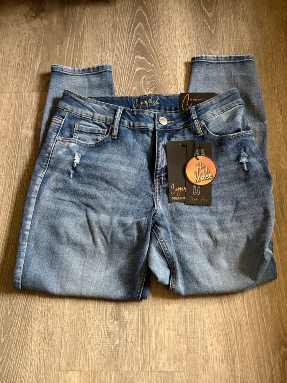 NWT Copperflash high rise skinny jeans